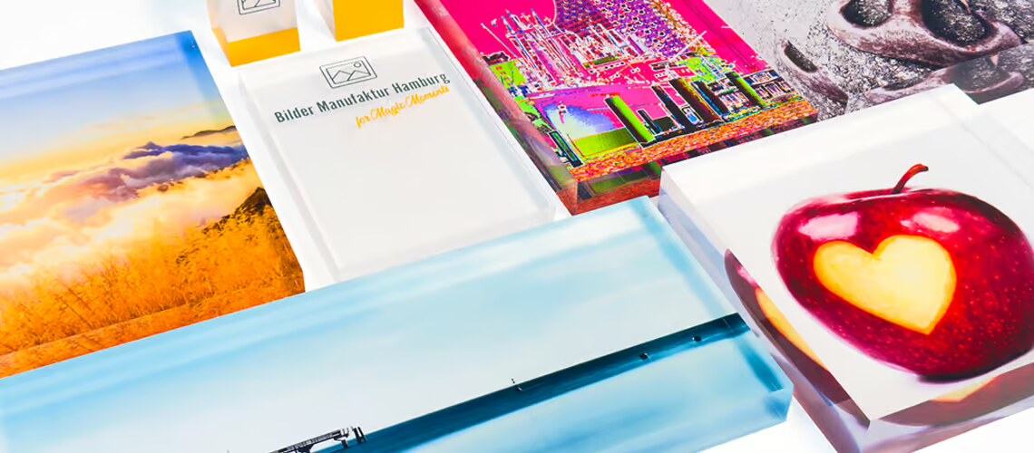 Acrylblock: Dein Foto als massiver Fotoblock