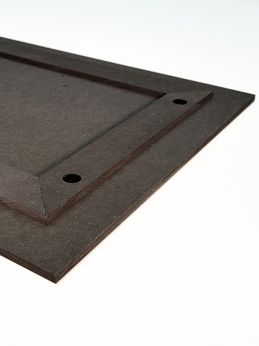 MDF schwarz
