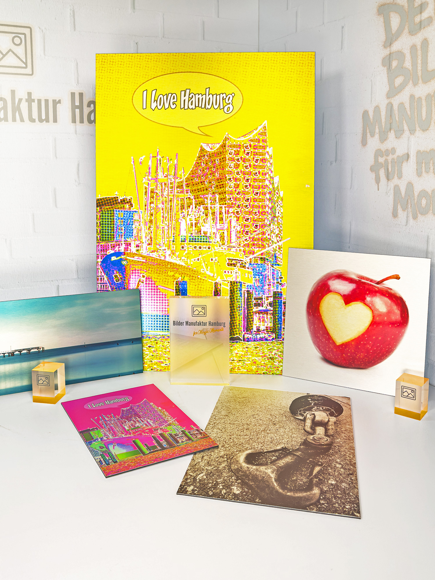 Silber gebürstet matt