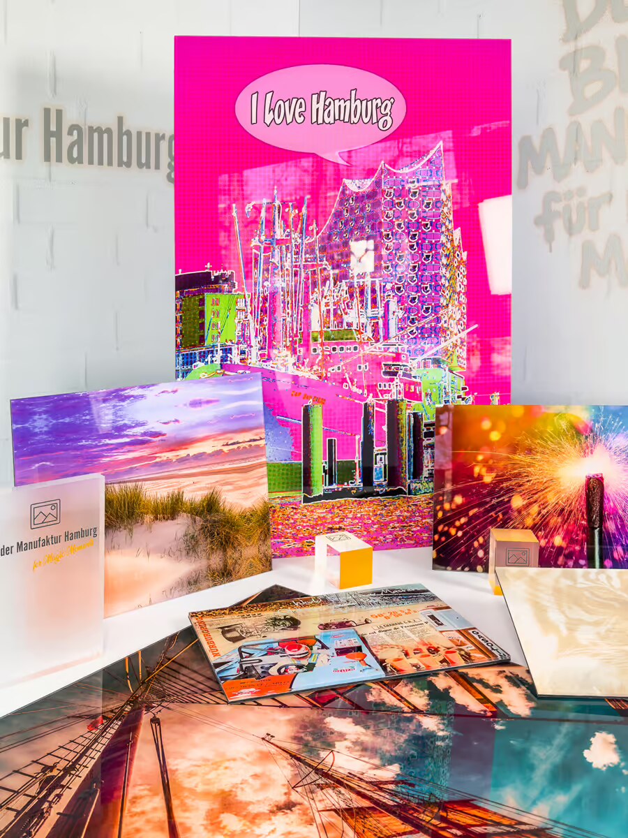 Fotodruck hinter Acrylglas glänzend